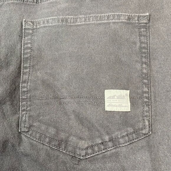 Eddie Bauer Mens Gray Fleece-Lined Straight Fit Pants Size 38x30 - Picture 12 of 16